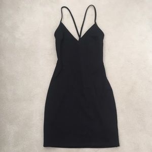 Tobi Black Dress with Tie in Back